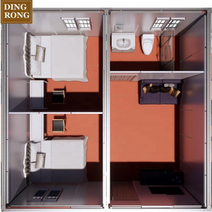 Plans d'étage de maison moderne à 3 chambres, maisons préfabriquées modulaires mobiles portables en conteneurs, maisons préfabriquées en Chine - Product Image 3