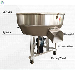 Миксер для кормов из нержавеющей стали 304, фермерский смеситель для крупного рогатого скота и овец, для смешивания травы, порошков, лекарств, сухих и влажных семян - Product Image 4