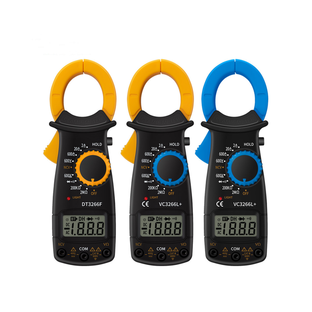 DT3266F Digital Anti-Burn Fire Line Identification Clamp Meter Unit Multimeter with Clamp Ammeter & Clamp Meter Features