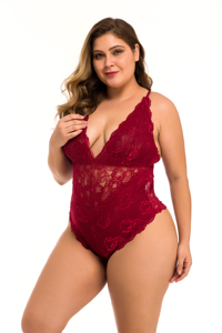 Corset Body Teddy Transparent Japonais pour Femmes Matures, Grande Taille, Tout en Dentelle, Sexy <span class=keywords><strong>Femme</strong></span> Angleterre, <span class=keywords><strong>Lingerie</strong></span> Sexy pour Filles - Product Image 4