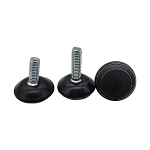 Pieds de nivellement avec écrou en T, pieds réglables filetés antidérapants en or, niveleurs pivotants réglables M6 <span class=keywords><strong>pour</strong></span> pieds de meubles - Product Image 2