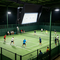 Projecteur LED ultra-mince pour terrains de pickleball et de badminton, lumière du jour 5000K, 300W, 240W, 200W, IP66
