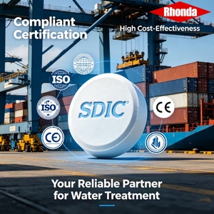 RHONDA 56% S D IC Comprimés de Dichloroisocyanurate de Sodium à Effervescence Rapide, Désinfectant pour Traitement de l'Eau des Piscines, Algicide - Product Image 6