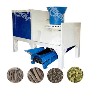 Plastic RDF Refuse Derived Fuel Cube Briquette Press Machine Solid Waste Cloth Pellet Making Machine for Recycle