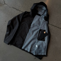 Veste coupe-vent imperméable personnalisée OEM à changement de couleur thermosensible, style streetwear, veste coach à capuche réactive à la chaleur