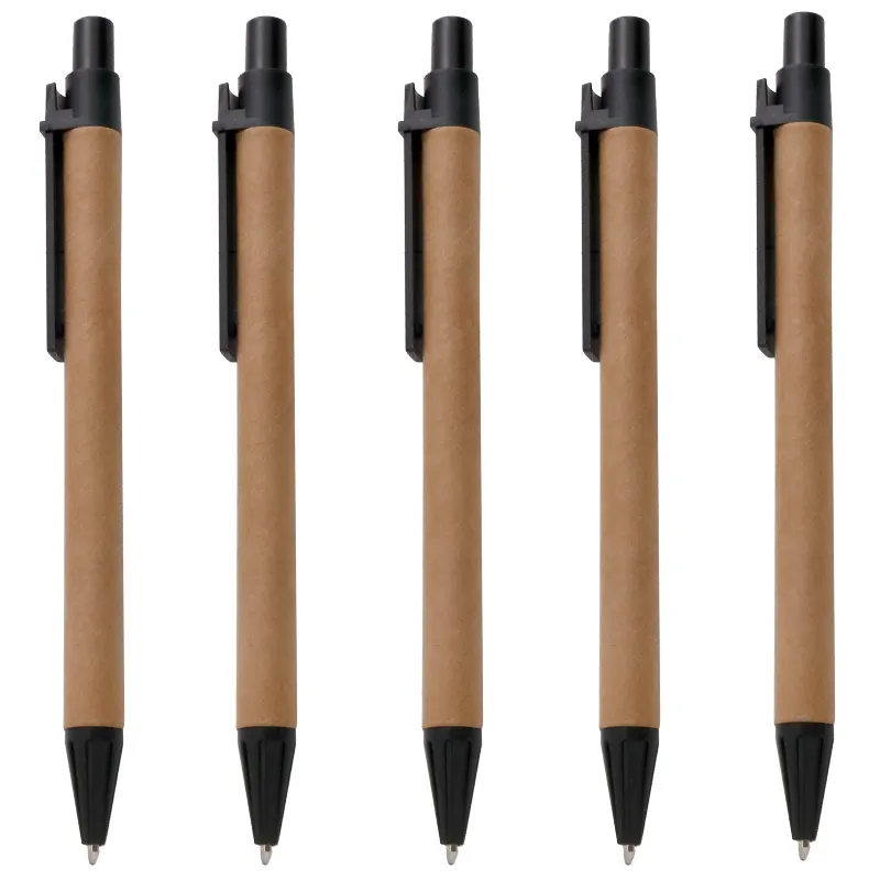 Promotional Wholesale Low Price Cheap Recyclable Custom Eco Friendly Paper Ball Pen with Logo