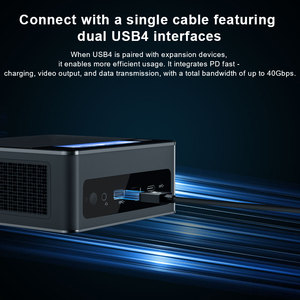 Oculink Mini <span class=keywords><strong>PC</strong></span> AMD Ryzen 7 7840HS & R7 8845HS USB4.0 2x2,5G LAN 2xPCIe4.0 2xDDR5 Win11 Mini ordenador - Product Image 4