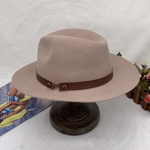 Sombrero Jazz para Hombre Otoño Invierno, Nuevo Estilo Panamá de Lana con Bordes de Fieltro, Casual para Europa y América - Product Image 6