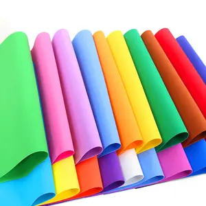 Premium Foam Sheet Crafts 8.5x5.5 in 12 Assorted Colors Eva Foam Paper Pieces for Kids Student Classroom Craft DIY