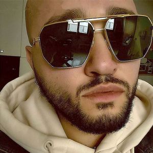 แว่นกันแดดทรงนักบินแบบสองบริดจ์ โพลาไรซ์ ทรงเหลี่ยม สำหรับขับรถ แฟชั่นผู้ชายผู้หญิง สกรีนโลโก้ได้ - Product Image 3