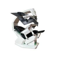 EASECOMFY T2 THRONE - Chaise de travail inclinable - Poste de travail pour ordinateur - Cockpit pour 3 moniteurs - Chaise zéro gravité