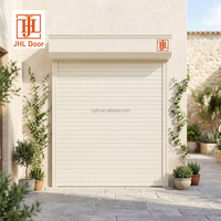 Portes enroulables en alliage d'aluminium, portes de garage enroulables de style moderne