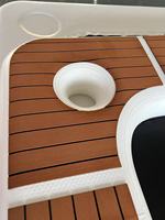 Vente chaude carré carré gonflable eau hamac plate-forme flottante piscine flotteur salon pour lacs piscines océans