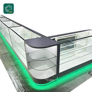 Présentoir de luminaire de magasin personnalisé Présentoir en verre pour cigare Présentoir pour magasin de tabac Magasin de détail pour magasin de tabac - Product Image 1