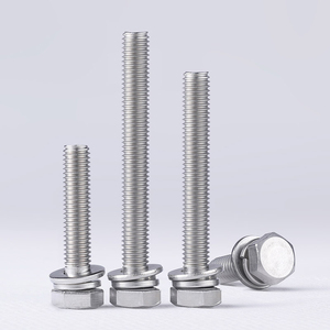 Nhà Sản Xuất Bán Buôn Thép Không Gỉ 304 Ba Kết Hợp Vít M3-M12 M8 Chủ Đề Kích Thước GB9074-17 Tiêu Chuẩn Hệ Thống Số Chỉ Số - Product Image 4