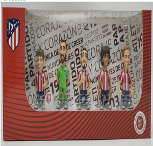 Figuras <span class=keywords><strong>de</strong></span> Estrellas del Fútbol Minix - Atlético <span class=keywords><strong>de</strong></span> Madrid y FC Barcelona |   12 CM - Product Image 2