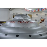Ballon publicitaire gonflable géant personnalisé en forme de soucoupe volante UFO pour l'extérieur - Matériel Oxford/PVC imperméable et durable