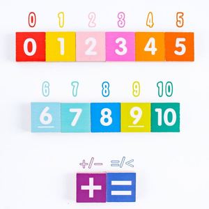 Double-Sided Finger Counting Number Tracing <b>Board</b> Solid Pine Montessori Learning Toys <b>for</b> Toddlers - Product Image 3