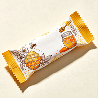 Sachet d'emballage personnalisé pour gel énergétique au miel liquide, poudre de protéines de lactosérum, échantillon de sachet