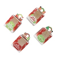 Mafen Transparent Ivoire Conseil Boîte De Noël Fenêtre Ouverte Plateau Intérieur Biscuit Oeuf Tarte Gelée De Qualité Alimentaire Sucre Emballage Carton