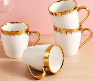 Vajilla Nórdica de Porcelana con Borde Dorado de Lujo para Restaurante y Hotel, Precio Económico de Fábrica - Product Image 4