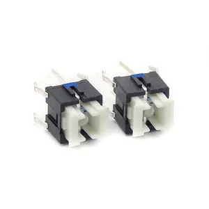 Interruptores táctiles DIP de 6*6*7mm Microinterruptor LED de luz azul 6x6x7mm Toque de luz 0.5A 12V 6x6mm