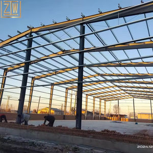 Estrutura de Aço para Construção de Edifícios Metálicos, Fábrica e Escritório, Edifício Pré-fabricado - Product Image 3