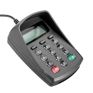 15ปุ่ม E-Payment USB ATM อิเล็กทรอนิกส์ขนาดเล็กพร้อมจอแสดงผลสมาร์ทการ์ด