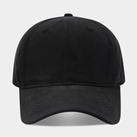 Casquette de baseball en PVC tissé avec logo imprimable, dessus rigide brodé, six panneaux, couleur unie