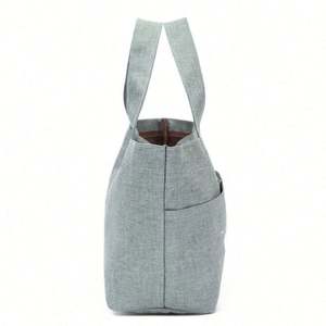 Sac à main en toile pour femmes de haute qualité, nouveau modèle, design tendance, imperméable, impression de logo personnalisé, style lettre - Product Image 2