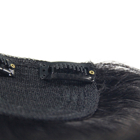 Extensions de franges à clipser 100% cheveux humains brésiliens Remy, double trame machine, 30g/pièce, sans produits chimiques, pointes pleines, pour femmes