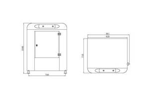 ハイテクミニマニュアル工業用塗料缶クランプシェーキングマシン - Product Image 6