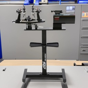 Gelunshi E200 Vertical <b>Stringing</b> Machine Steel Adjustable For Badminton Tennis Rackets Professional Use - Product Image 1