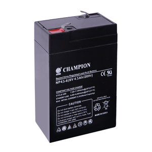 Свинцово-кислотные аккумуляторы ZHICHENG CHAMPION, 6 в, 4,5 Ач, перезаряжаемые элементы для противопожарной сигнализации - Product Image 2