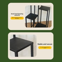 Rak Bunga Besi Anti Karat Tahan Air Bertingkat Multi-Layer dari Lantai ke Lantai untuk Dekorasi Pot Bunga Indoor Outdoor, Cocok untuk Tanaman Sukulen