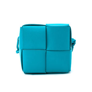 Nouveau sac seau en cuir véritable à petit tissage tendance pour femmes - Product Image 4