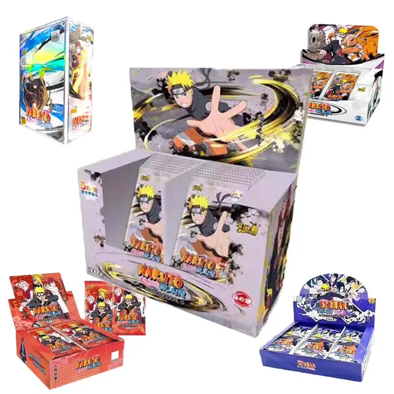 Jogo de cartas de jogo Kayou 48 caixas atacado Naruto Lovers coleção cartas de jogo de papel para fãs de Naruto