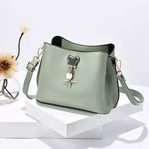 Fashion Women Leather Handbags Shoulder Bag Chain Messenger Bag Small Square Bag