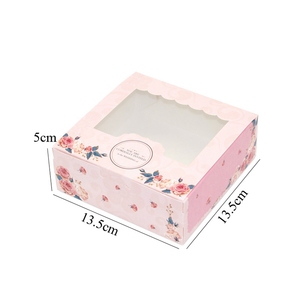 Alta calidad Paquete de color rosa <span class=keywords><strong>pastel</strong></span> claro caja de regalo barato entrega de alimentos caja de papel - Product Image 4
