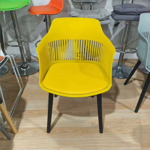 Silla de Salón Nórdica Moderna, Elegante y Creativa, Minimalista, con Respaldo Hueco de Plástico, Muebles Ecológicos para el Hogar, para <span class=keywords><strong>Apartamento</strong></span> - Product Image 4