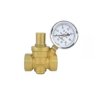 Vanne de réduction de pression en laiton, vanne de régulation de pression d'eau en cuivre épaissie - Product Image 1