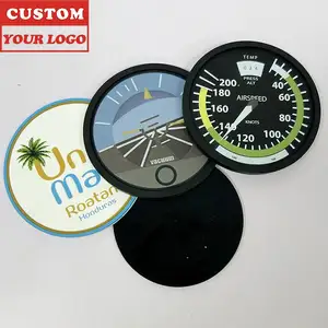 Hot buy Custom logo vinil 2023 Novo produto fábrica personalizado mesa coaster borracha bar coasters