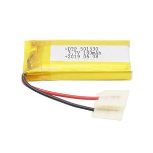 CE FCC 501530 180mah <span class=keywords><strong>3</strong></span>,7 v li-ion polymer batterie - Product Image 1