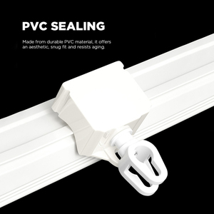 <span class=keywords><strong>Riel</strong></span> <span class=keywords><strong>de</strong></span> Cortina Recto Blanco con Sistema Ripplefold y Cinta Adhesiva <span class=keywords><strong>de</strong></span> Fábrica Directa ARODDY para Salas <span class=keywords><strong>de</strong></span> Exhibición - Product Image 4