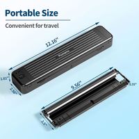 Imprimante portable Phomemo / Imprimante à ruban Machine A4 2 rouleaux Ruban de transfert thermique exclusif Ruban adhésif pour étiquettes P831 Impression