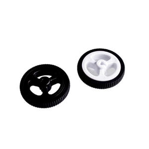ZJ327 3PI มินิคิวคาร์ N20 มอเตอร์ล้อยาง เส้นผ่านศูนย์กลาง 34 มม. รหัสล้อ 34*7 - Product Image 1