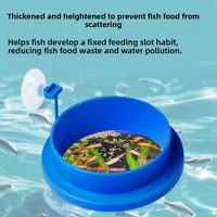 Anneau d'alimentation en polypropylène pour aquarium, flotteur anti-dérive pour guppy, forme ronde ou carrée