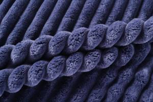Tela de felpa reciclada de 100 poliéster, tela polar Jacquard de piel de conejo sintética multicolor para ropa de mujer, textil para el hogar - Product Image 4