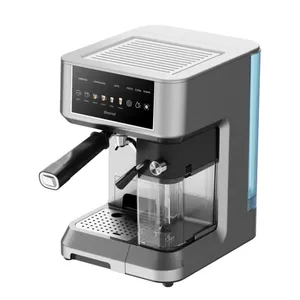 15 Bar Expresso Coffee Machines with Milk Frother Steam Wand Touch Latte Cappuccino Maker for Home Office