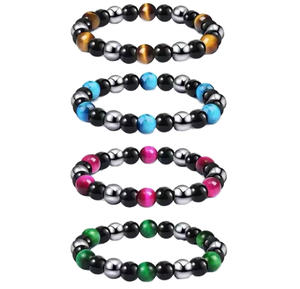 Pulsera de Ojo de Tigre con Piedras Preciosas Naturales, Joyería de Ágata Semipreciosa Hecha a Mano al Por Mayor a un Precio Razonable, Compre en Amayra Crystals - Product Image 5